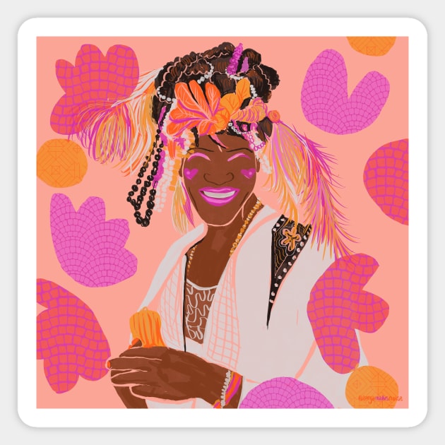 Marsha P Johnson Sticker by Noisemakers 